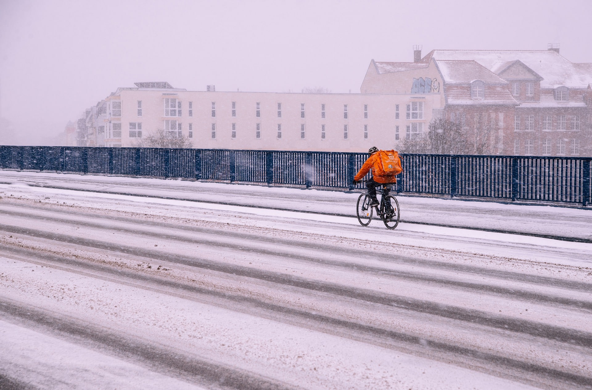 leaving bike outside in winter