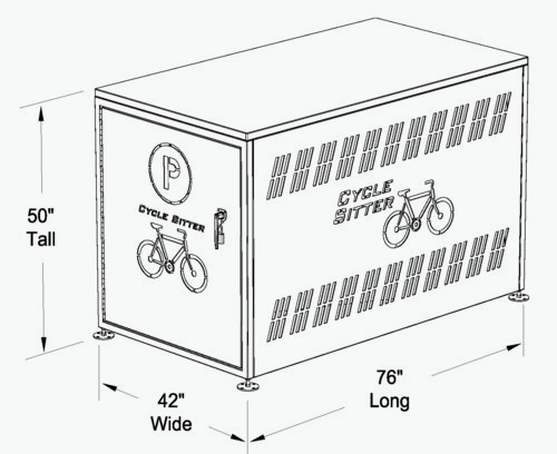 850950-CycleSitter-BicycleLocker-Specifications