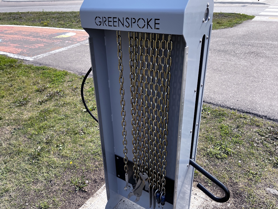 New 'fix-it' stations give Portage cyclists a boost