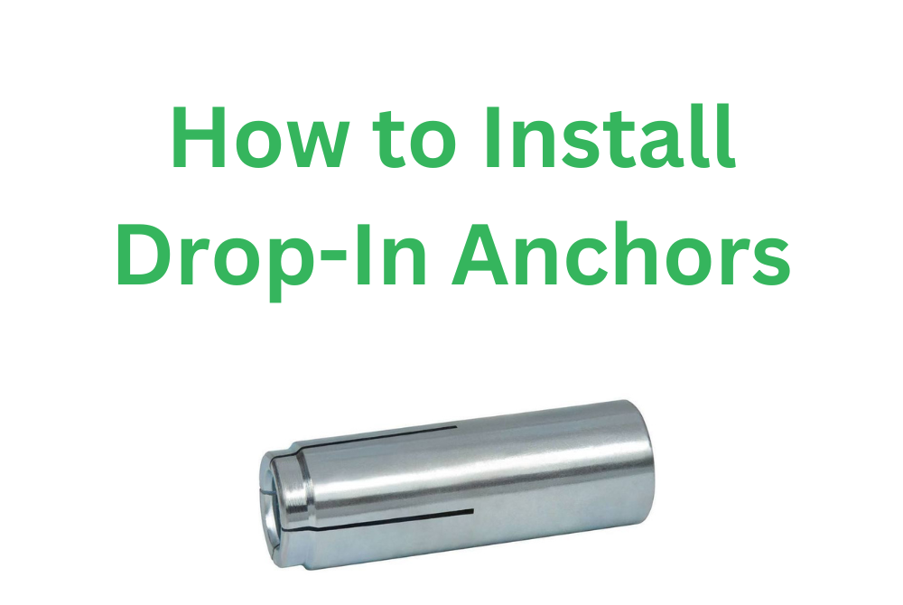 How to Install DropIn Anchors Greenspoke